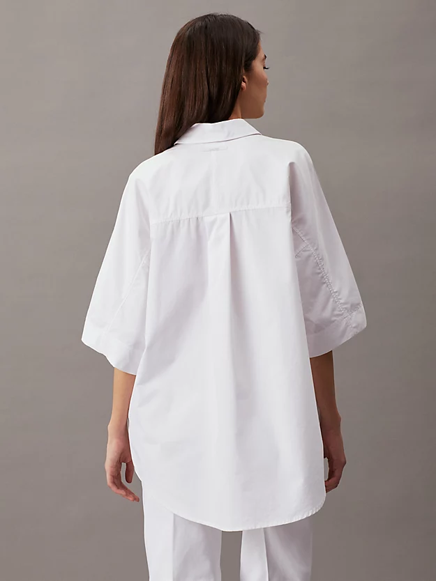 Camisa de popeline oversized