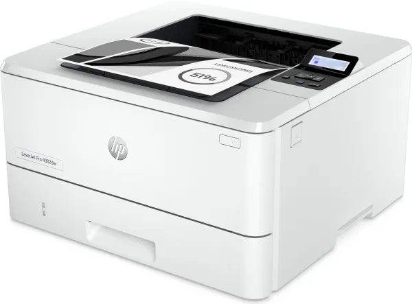 HP LaserJet Pro 4002dw - Printer - S/H - Duplex - laser - A4/Legal - 4800 x 600 dpi - op til 40 spm - kapacitet: 350 ark - USB 2.0, Gigabit LAN, Bluetooth, Wi-Fi(n)