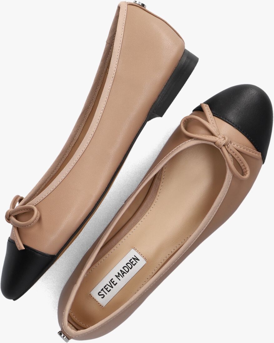 STEVE MADDEN beige steve madden ballerina's ellison
