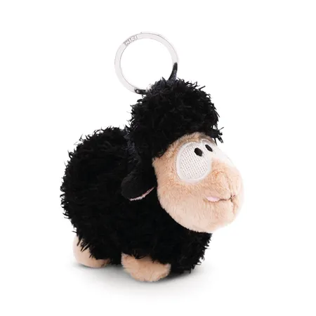 NICI Schlüsselanhänger Schaf schwarz 9cm GREEN
