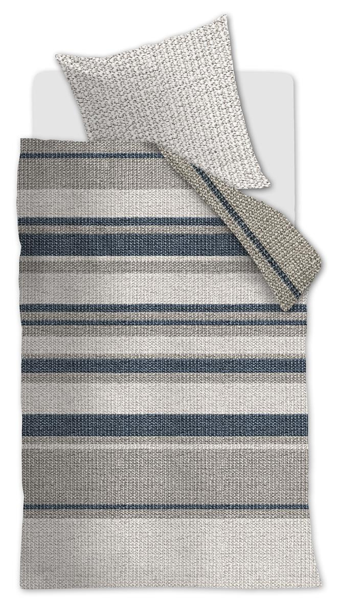 Bettwäsche RATTAN STRIPES 135x200 cm, mit 1 Kissen