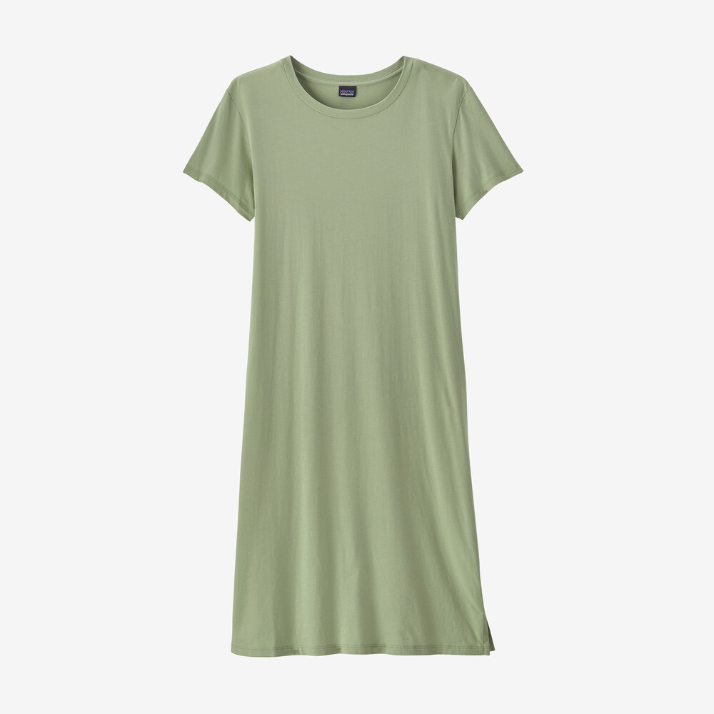 T-Shirt-Kleid aus regenerativer, biozertifizierter Baumwolle für Damen