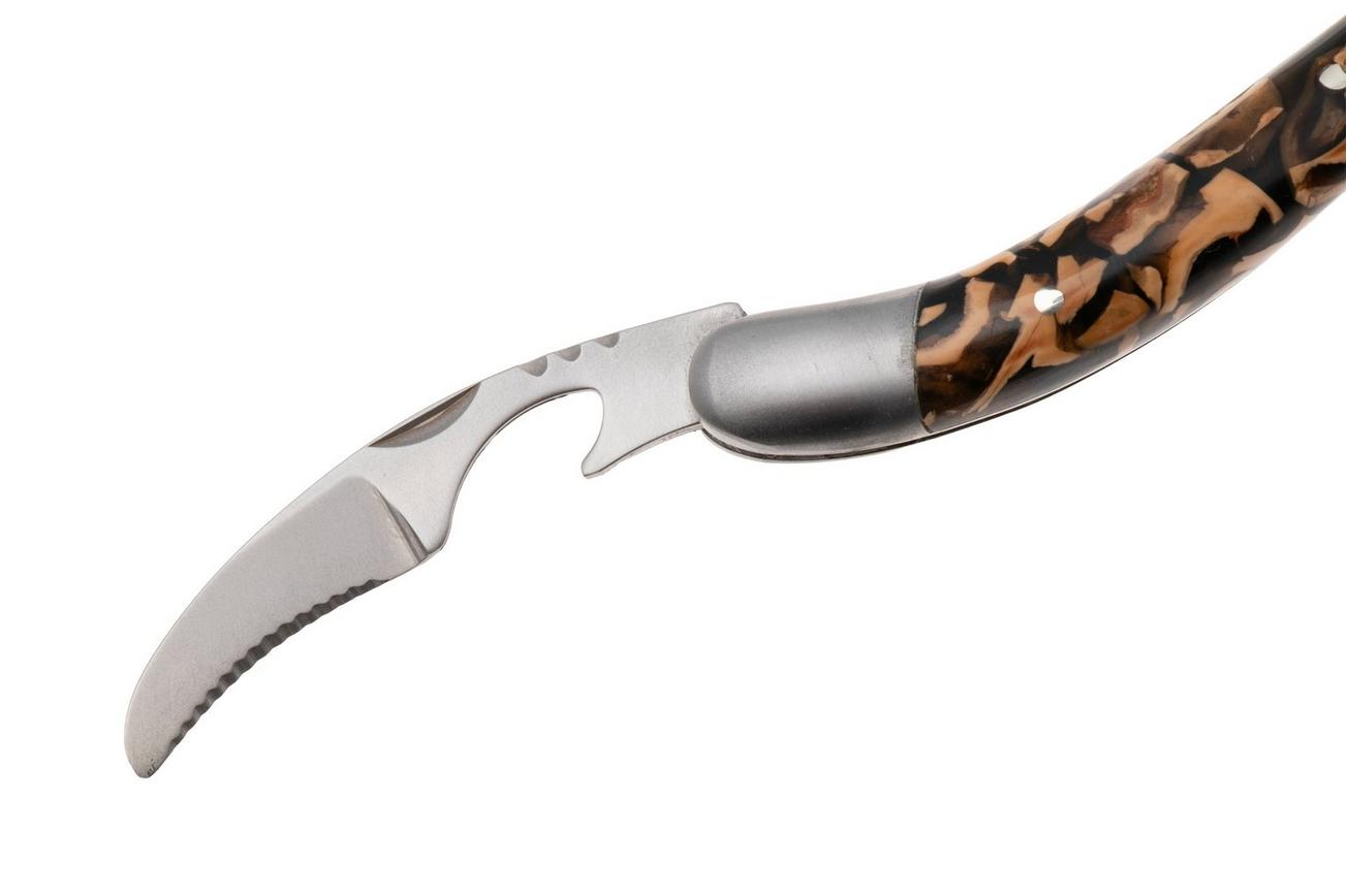 Laguiole en Aubrac Wine Opener Nuts Brown Acrylic, sommeliermes