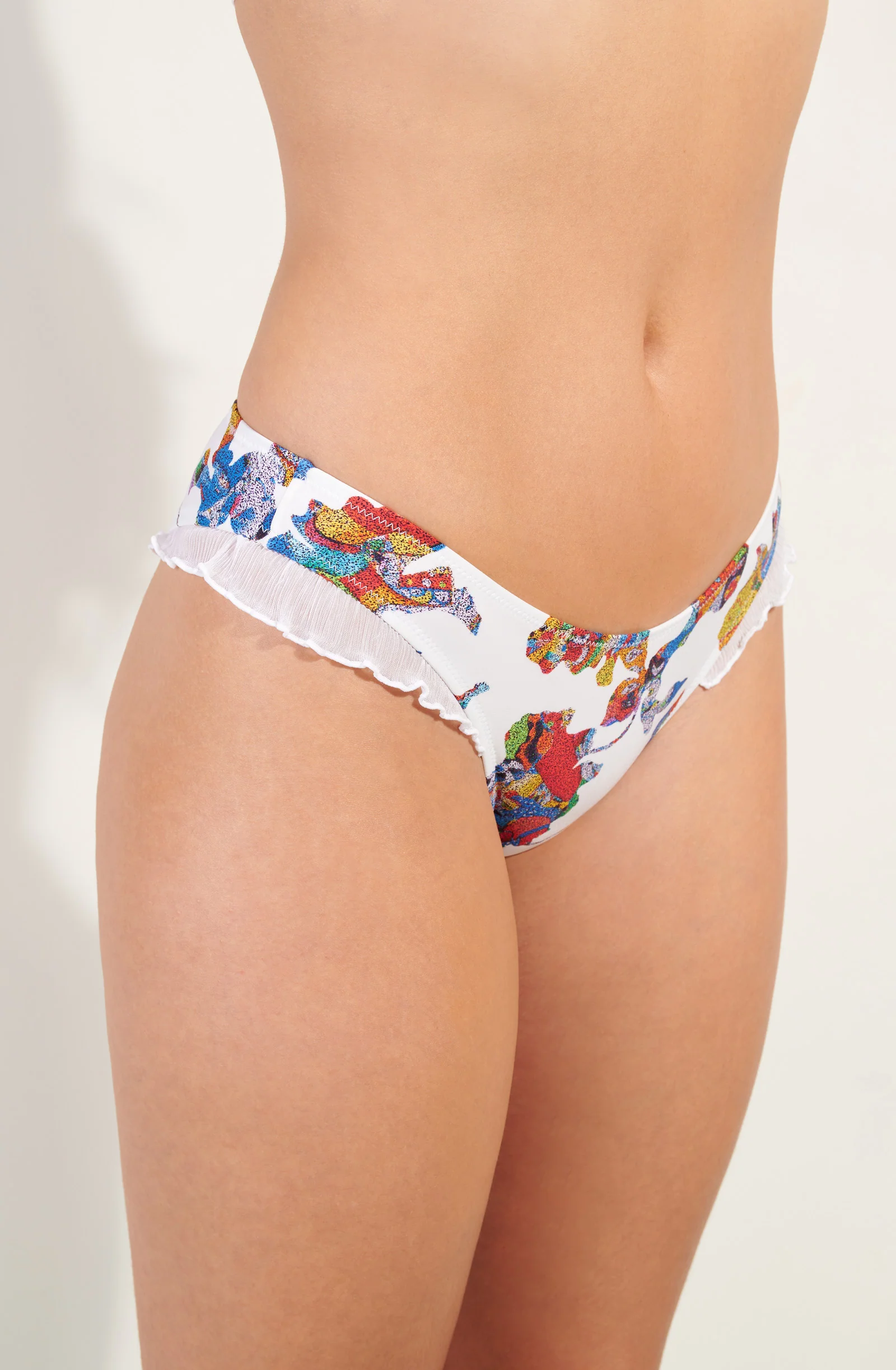 tyma Bas de maillot de bain imprimé WONDERLAND à volants Wonderland