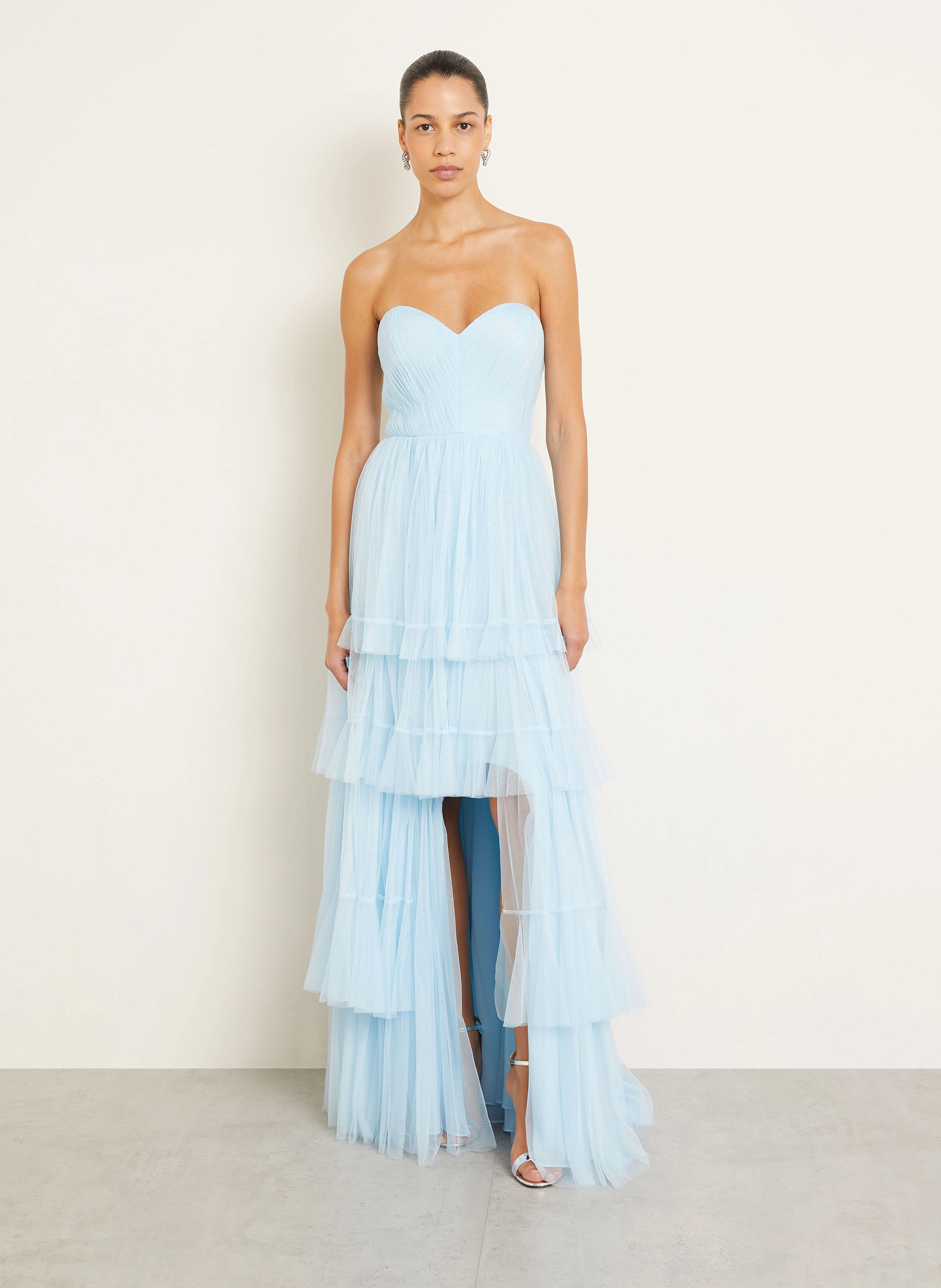 VERA WANG Bandeaukleid ANGERE mit Plissees