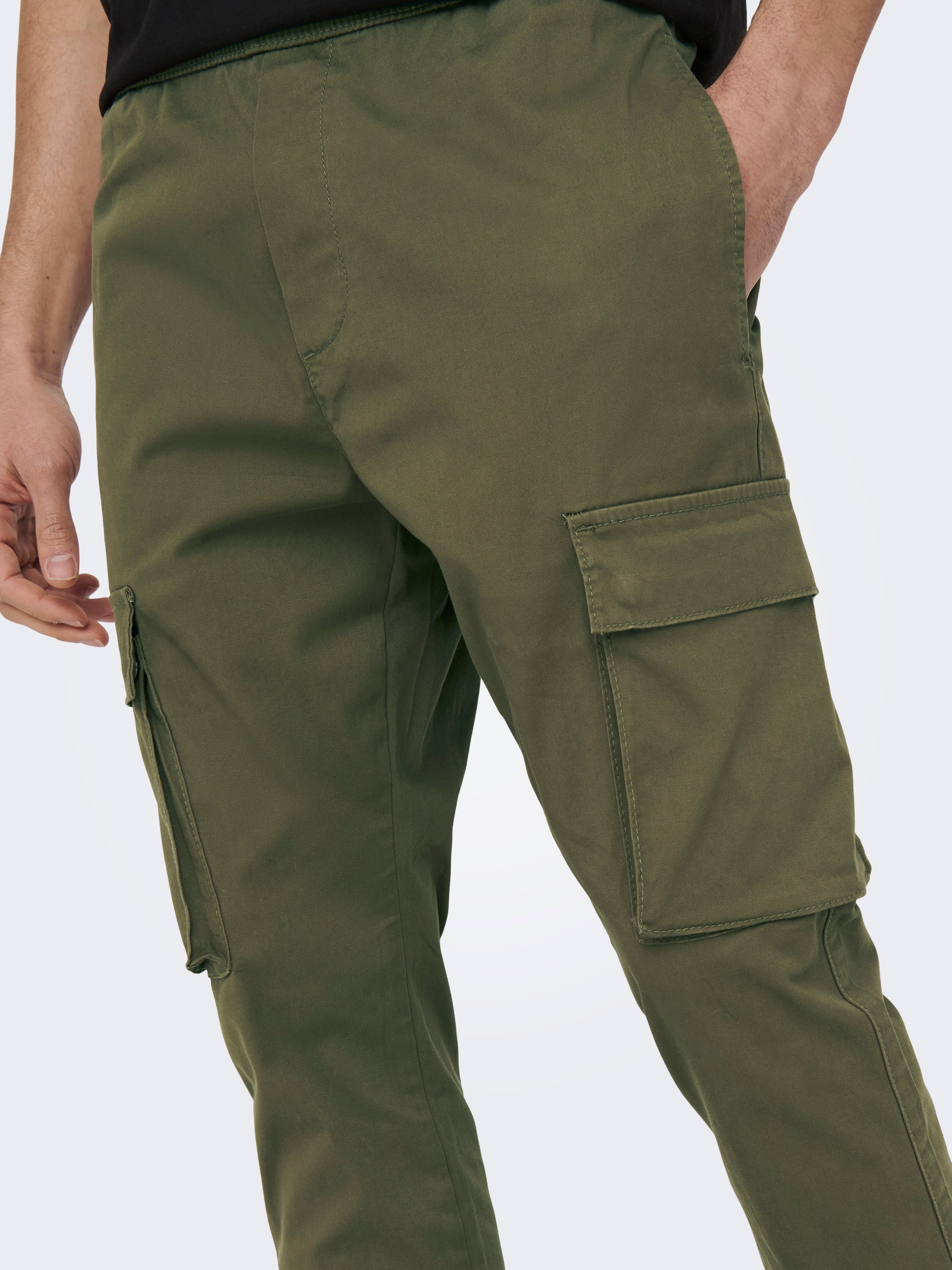 ONSCAM Verjüngt Cargo-Hose Olive Night