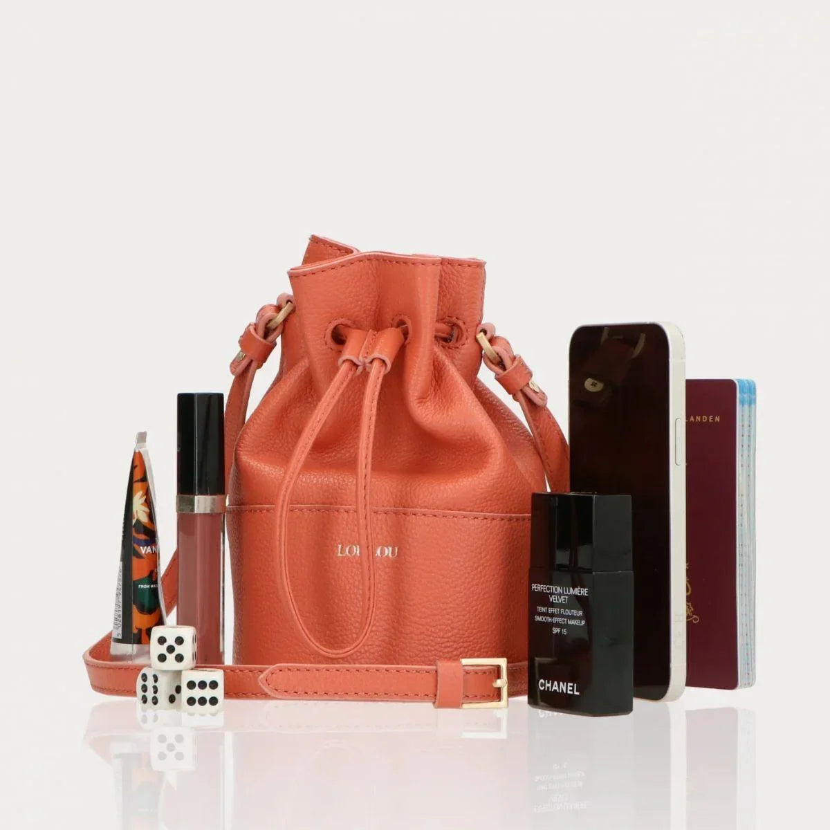 LouLou | Noa | Leren Crossbody tas