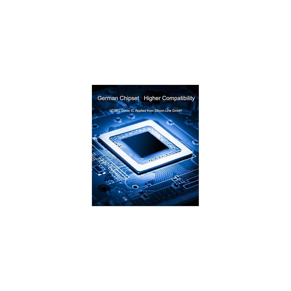 NÖRDIC 7,5 m aktiv AOC Fiberoptisk HDMI 2.0 4K 60Hz 18Gbps EDID CEC HDR ARC Dolby DTS-HD