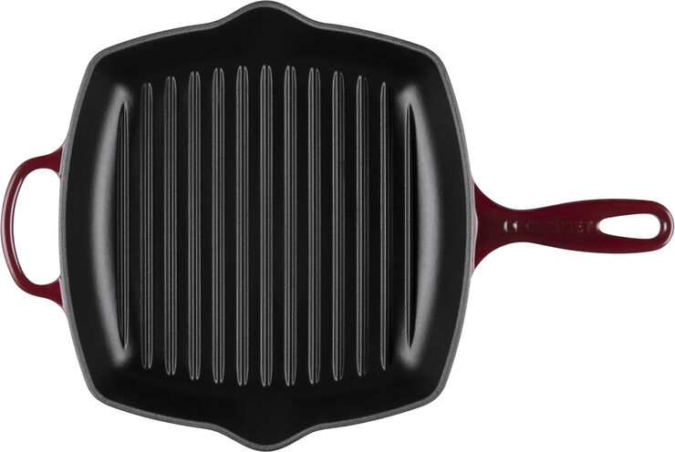 Le Creuset Kvadratisk Grillpande 26 cm Garnet Garnet
