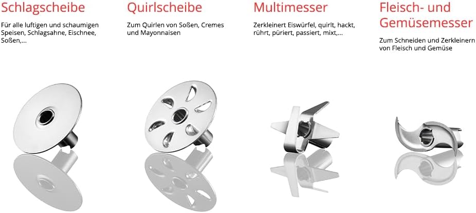 ESGE Zauberstab M100 Premium-Set 9142600, Hand - Stabmixer, Pürierstab, inkl. Zubehör, elektrischer AC – Motor 2-stufig, Soft-Touch Membranschalter, ergonomischer Griff,10l Flüssigkeitsmenge