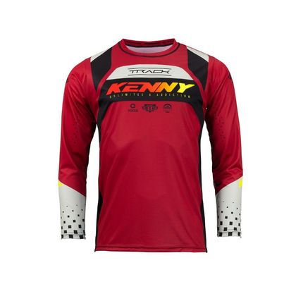Maillot cross Kenny TRACK FOCUS 2024 - Rouge