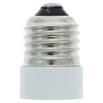 Verloopstuk Fitting van E27 naar E14 60W Wit