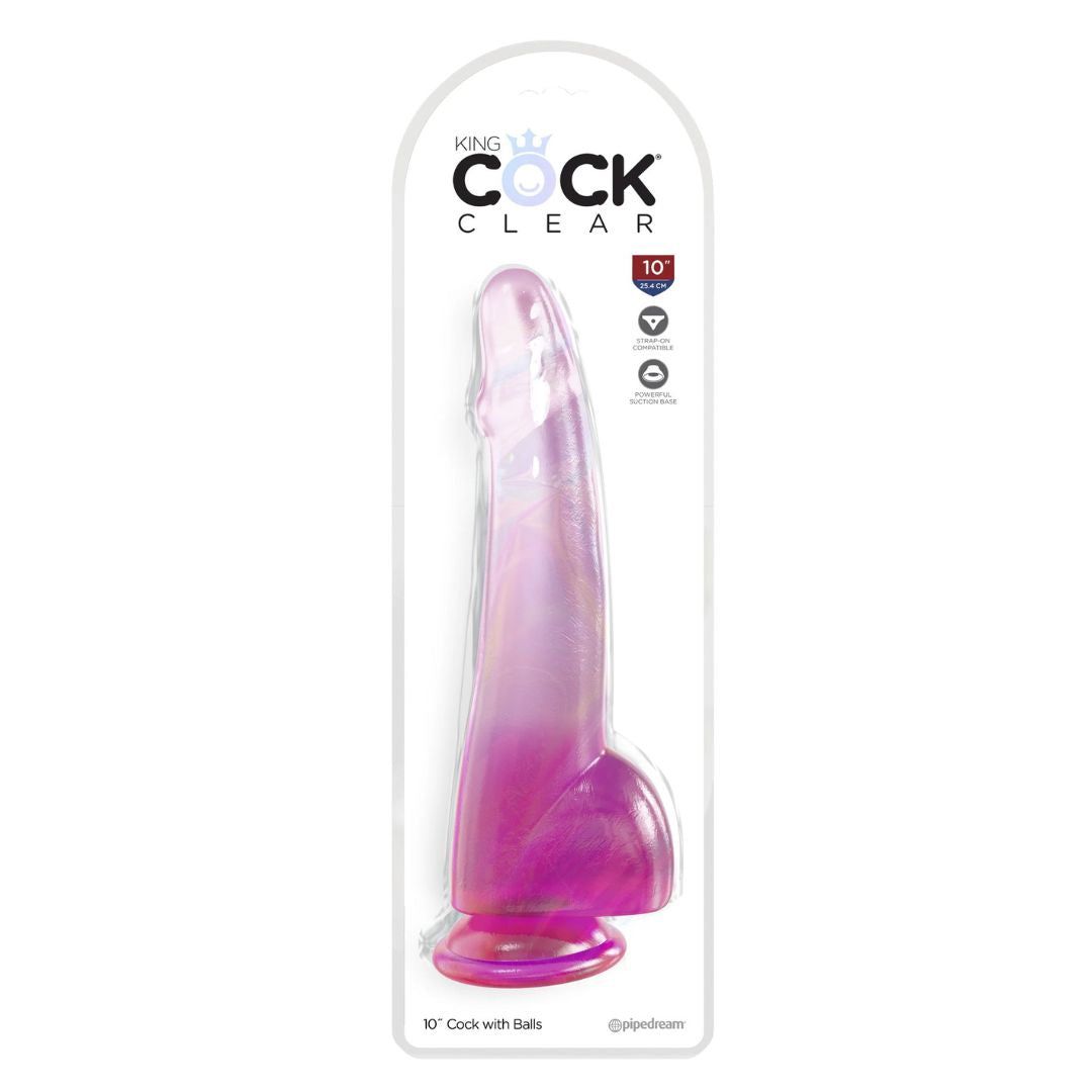 Transparent Naturdildo, King Cock Clear