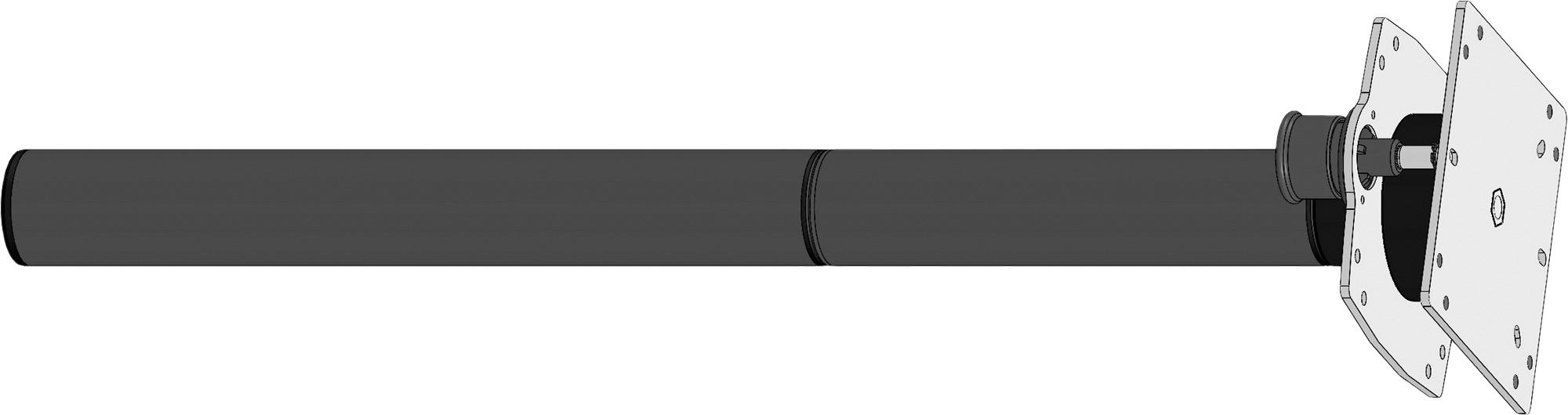 Ilse Ausdrehfuß für Tischplatte 3-tlg. 700 mm anthrazit