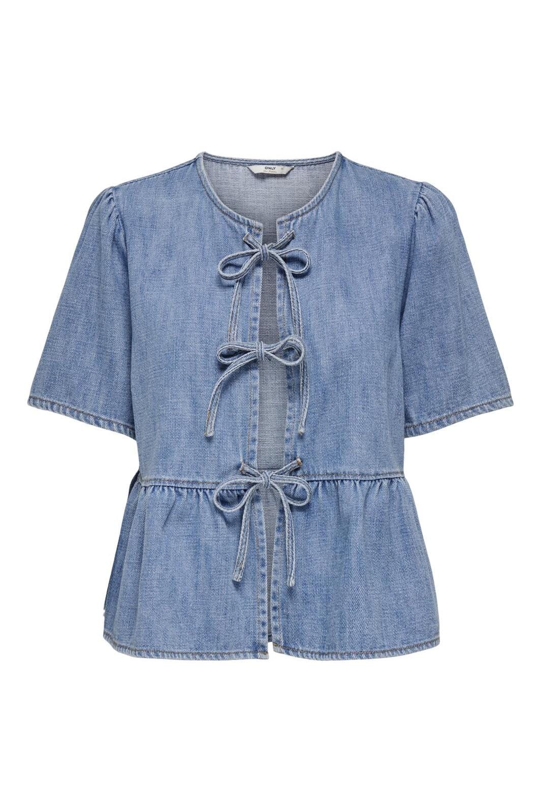 Only Onlnoelle S/S Tie Shirt Yor 15327150
