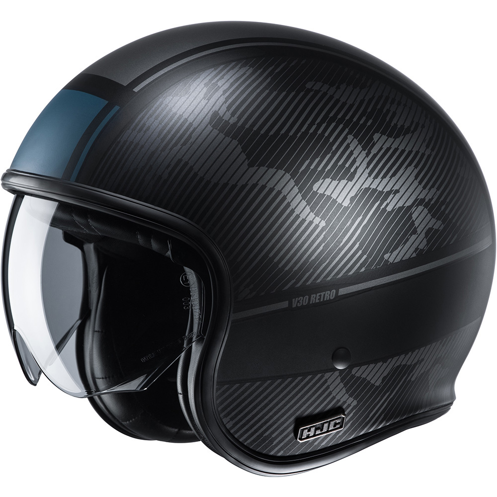 HJC - Casque V30 Alpi MC5SF / Noir / Bleu