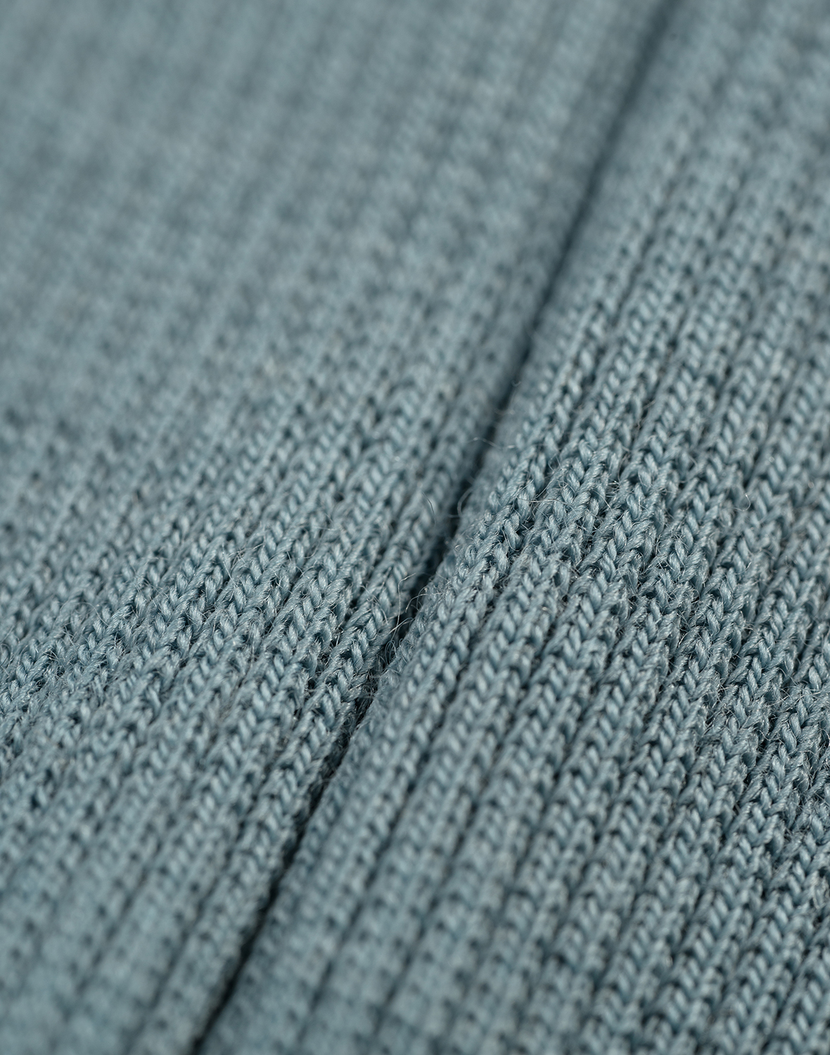 Muts van merinowol in Blauw