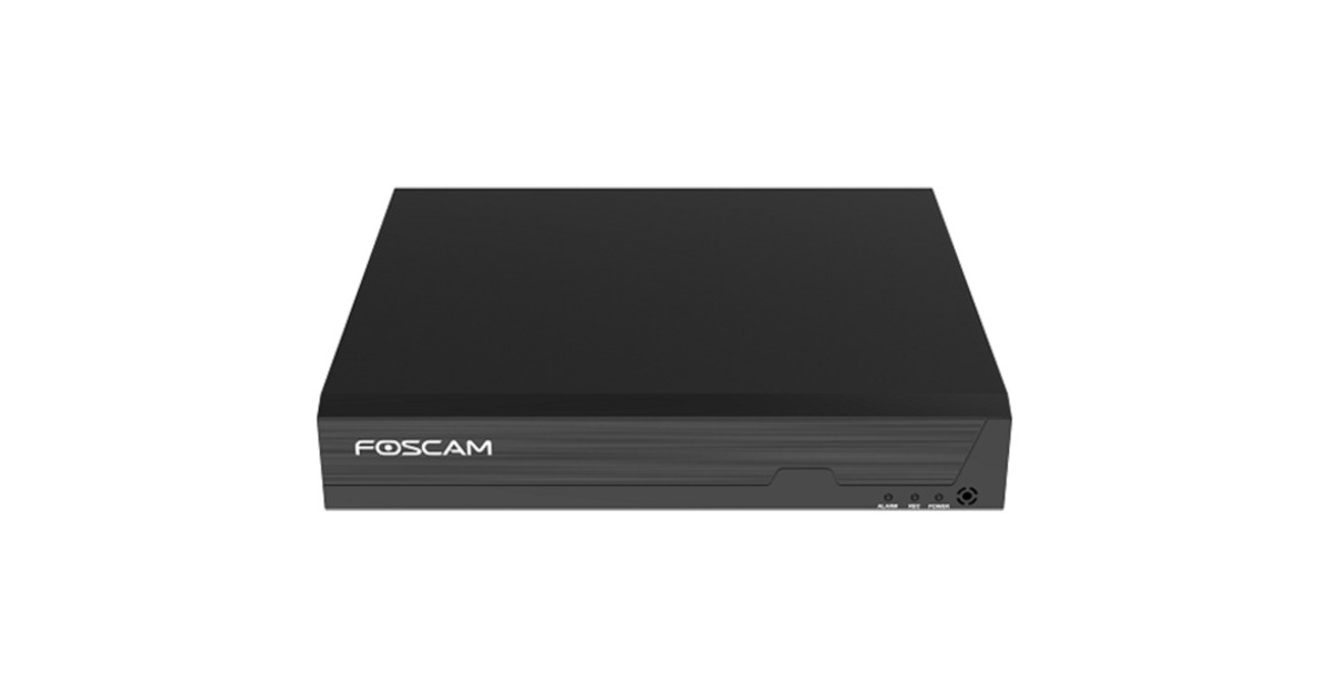 FoscamPoE Kit FNA108E-T4-2T beveiligingsset beveiligingscamera  (Zwart)