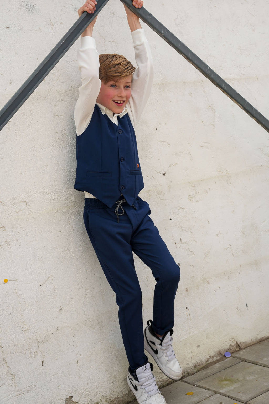 TYGO & vito regular casual broek marine