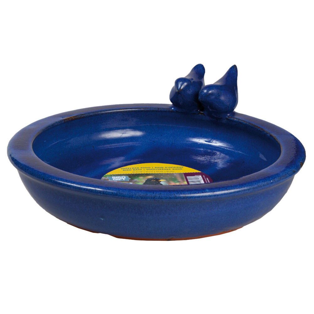 Bûten Vogelbad Rond Blauw
