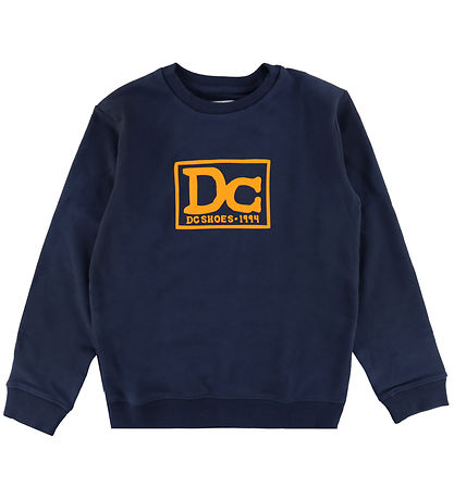 DC Sweatshirt - Tribut - Dress Blue m. Orange