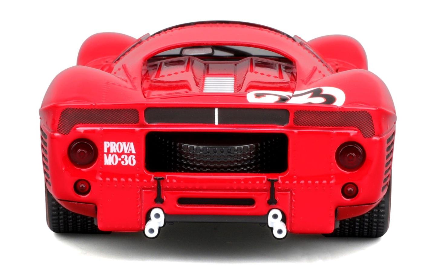 Ferrari Racing 330 P4 Daytona Rot 1:24Sammlermodell im Massstab 1:24