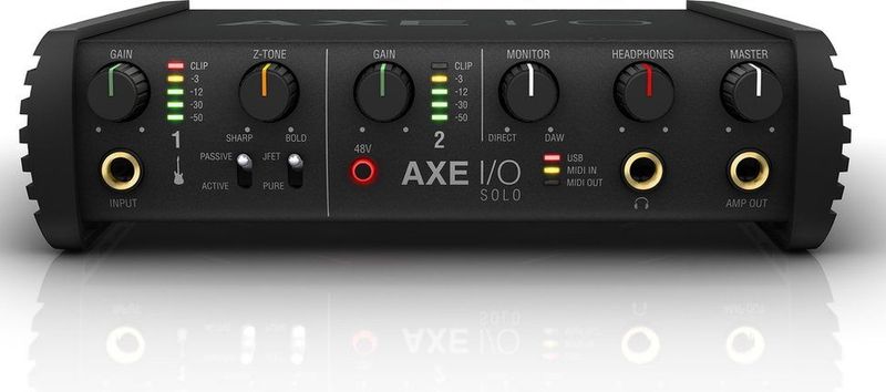 IK Multimedia - AXE I/O SOLO - USB-Interface - Zwart - Kunststof