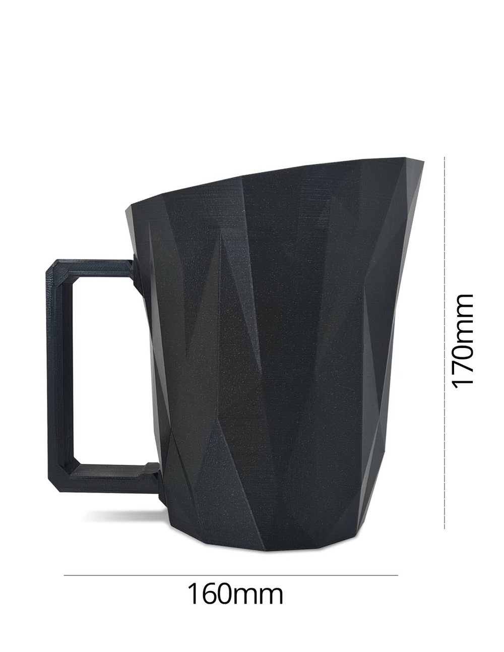 Pelle à granulés de bois noire avec tamis