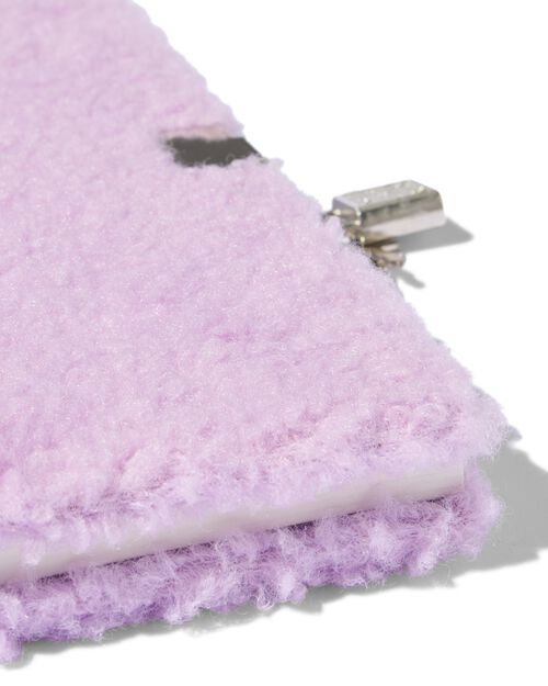 journal intime avec cadenas lilas