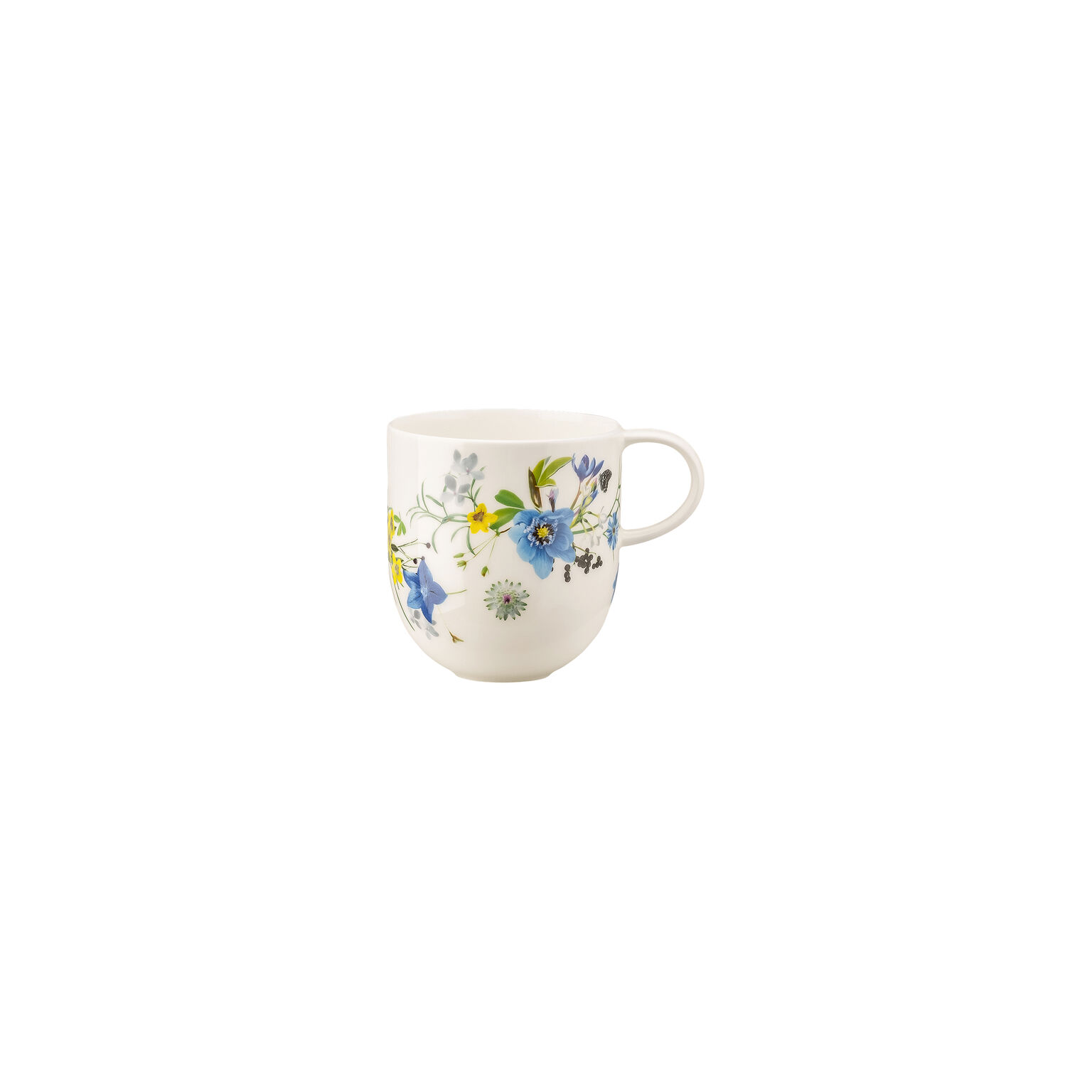Brillance Bone China Fleurs des Alpes Becher mit Henkel