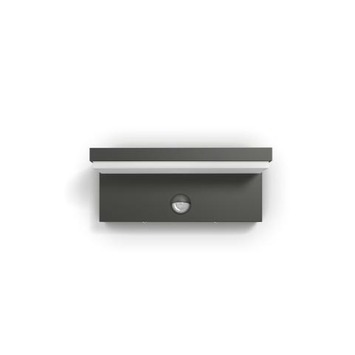 Philips wandlamp Bustan met geïntegreerde led 2x4,5 W grijs