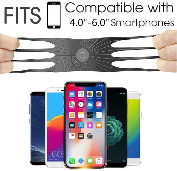 INF Mobilholder for sykkel, grå