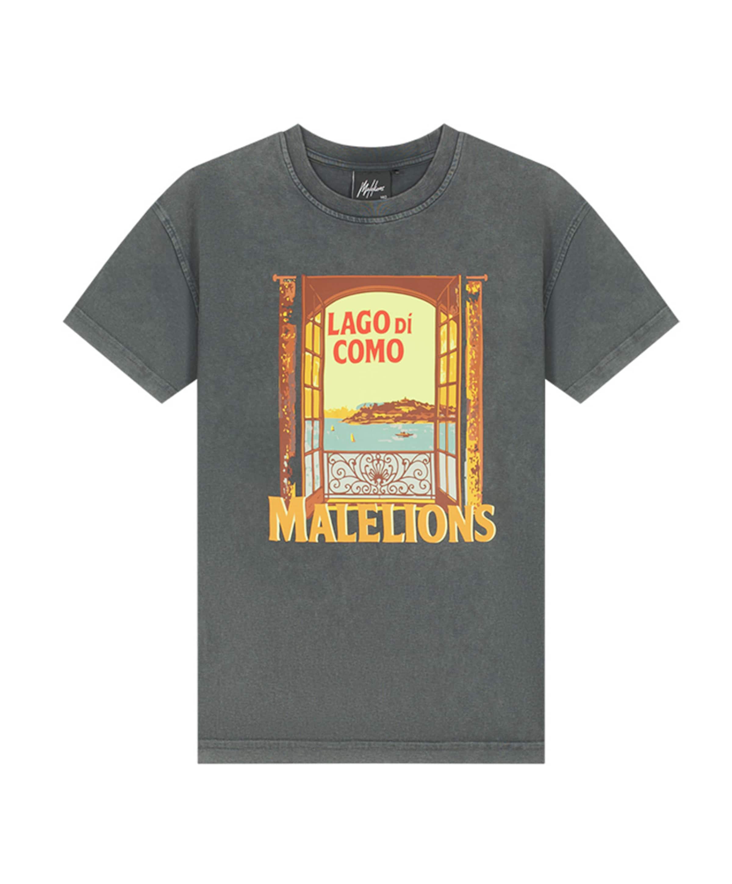 Malelions Jongens T-shirt grijs