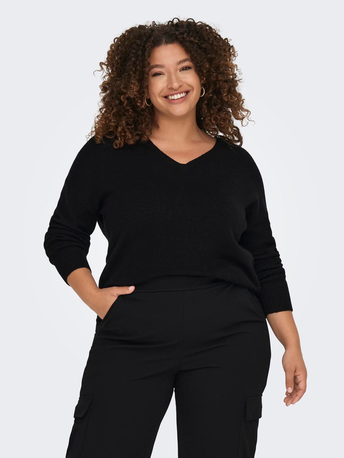 CARMARGARETA Strickpullover Black