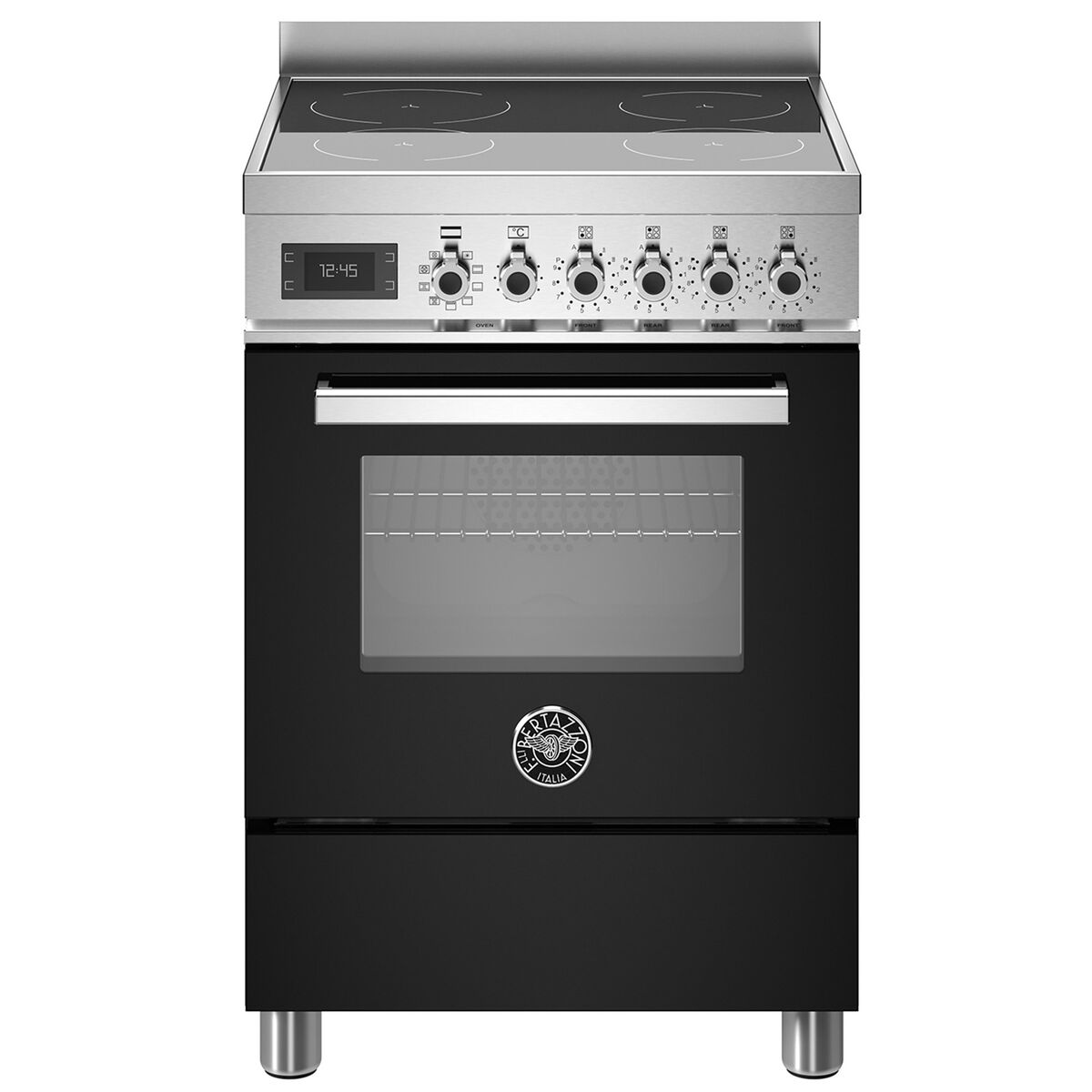 PRO64I1ENET Professional induksjonskomfyr med ovn 60 cm, Svart