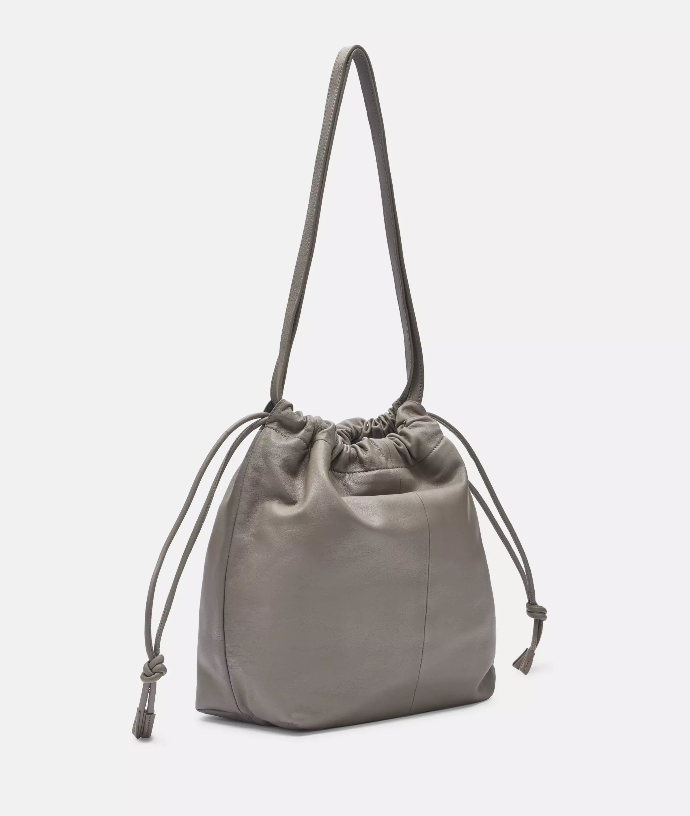 Lya Hobo M Spacious sheepskin pouch bag