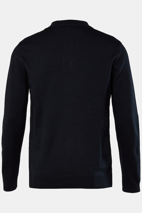 Boston Park Strick-Poloshirt, Langarm, bis 84/86