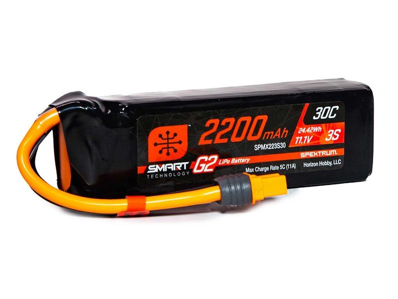Spektrum RC-Akku LiPo 2200 mAh 11.1 V 30C Smart G2 3S LiPo-Akku für Flugmodelle