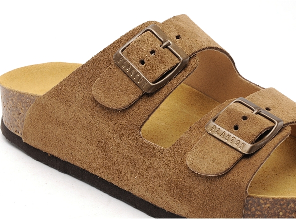 Plakton mules et sabots plats femme cp beta 340010 marron