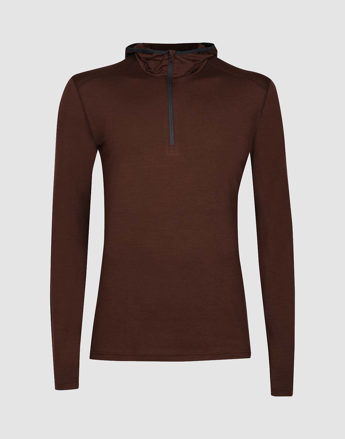 Shirt met capuchon van merinowol voor heren - Gratis Ve