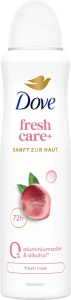 DOVE Deo Fresh + Care Spray Rose, 150 ml