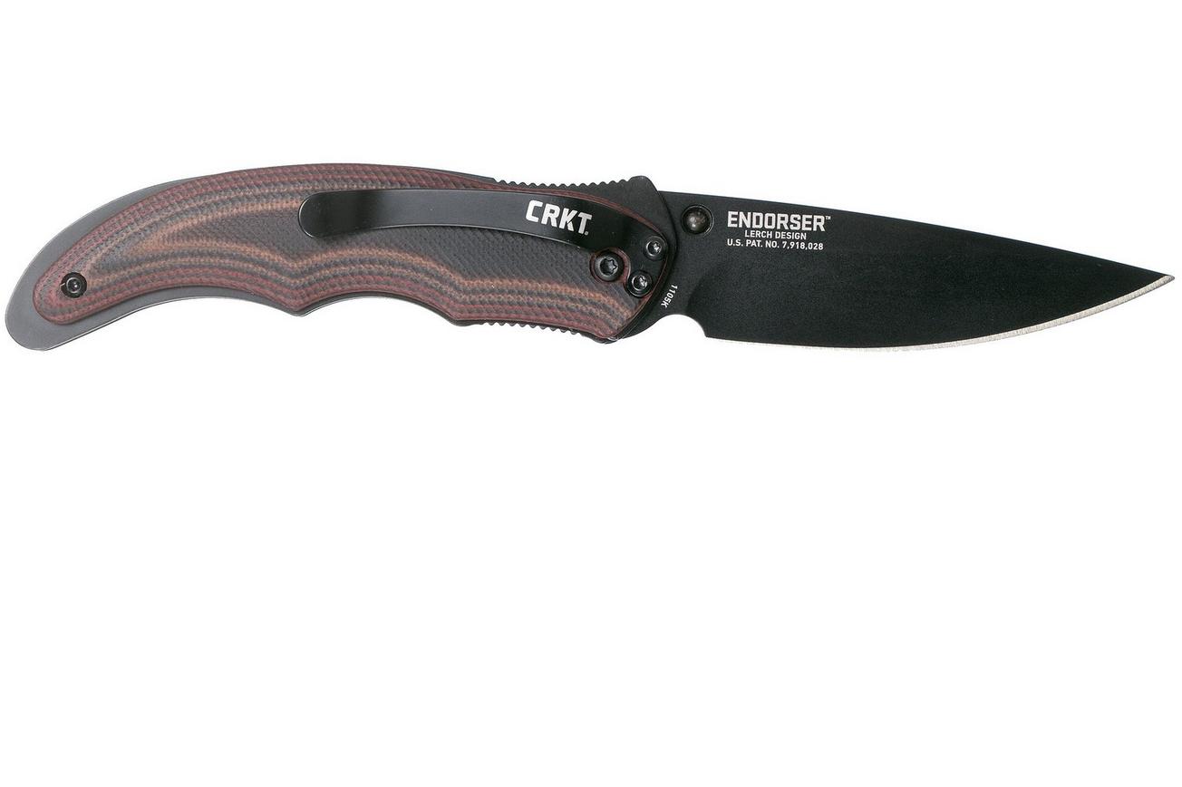 CRKT Endorser 1105K Black zakmes, Matthew Lerch design
