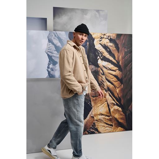 Solid Doyoon Pile Overshirt, Humus, XL