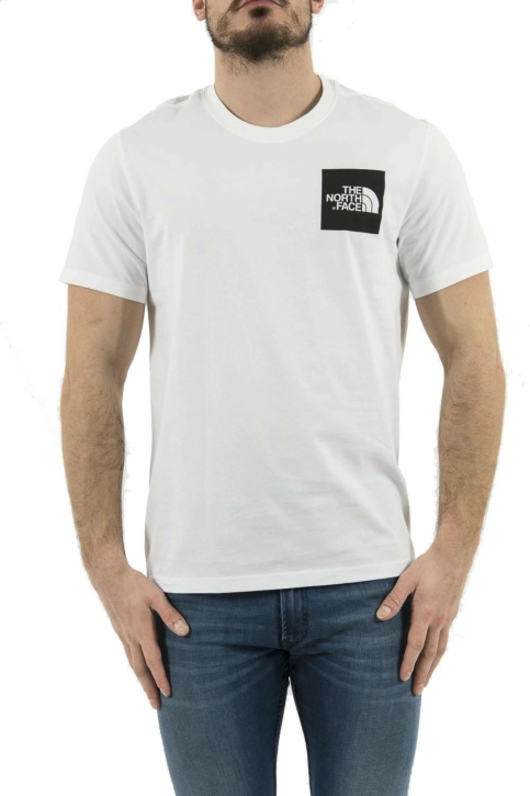 Tee shirt the north face ceq5 fine la9 tnf white/tnf black