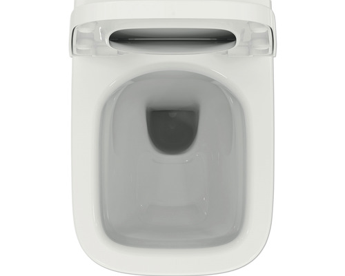 Ideal Standard wandclosetset i.life S, randloos, glanzend wit, met toiletzitting T473801