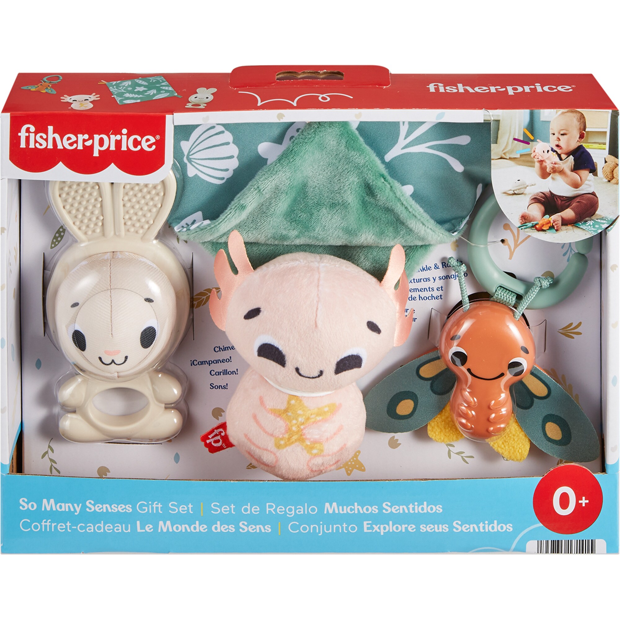 Mattel Beißring So Many Senses Gift Set (Sensimals '24)