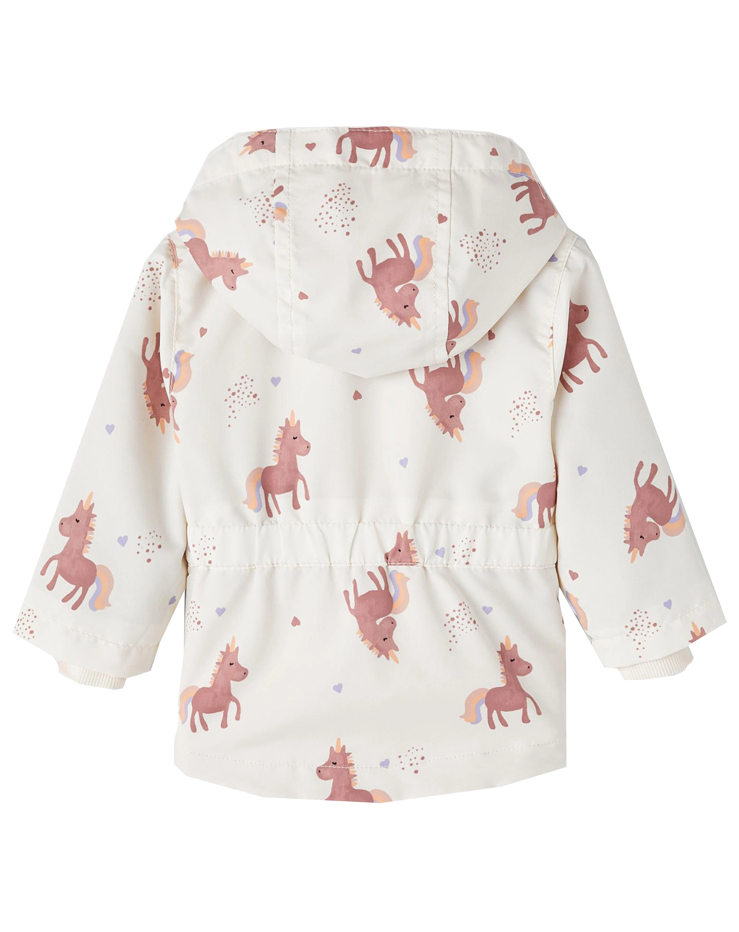 Regenjacke NBFMAXI - UNICORN in buttercream