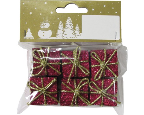 Kerstboomversiering, verpakking van 6, 2,5 cm