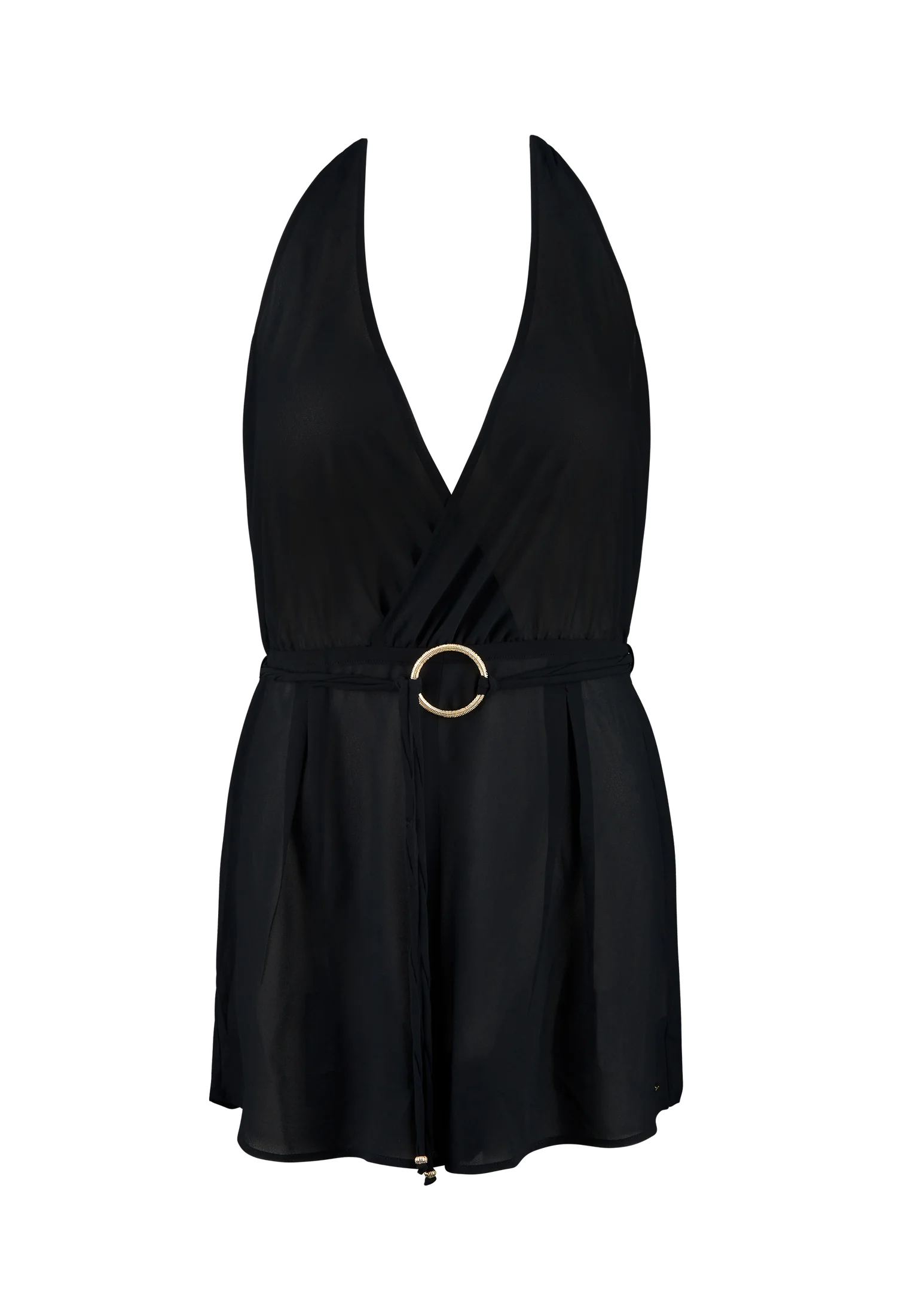 EVENING SAND - Combishort teddy | Noir