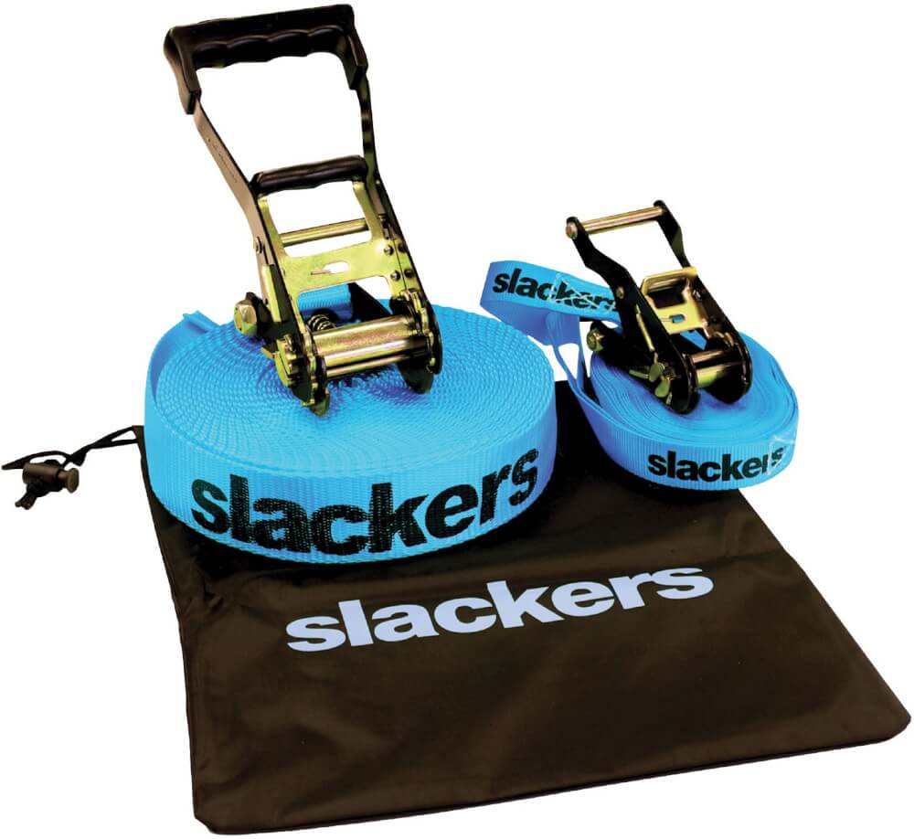 Schildkröt Funsports - SLACKERS Slackline CLASSIC 15m, 5cm breit,inkl.Teaching Line